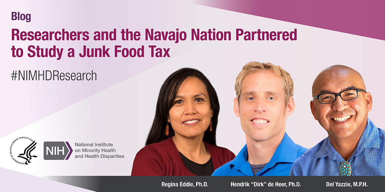 Blog graphic for A Partnership Between Researchers and the Navajo Nation to Study a Junk Food Tax